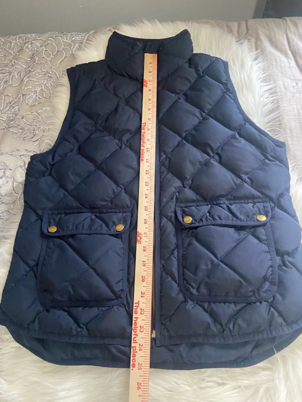 J. Crew sleeveless down